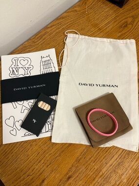 David Yurman Rubber Bracelet + Coloring Kit / L